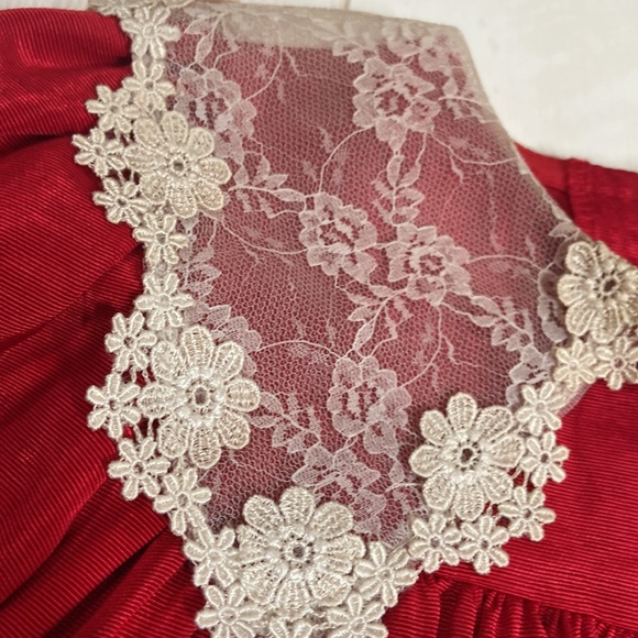 Storybook Heirloom Moire Toddler USA Made Dress - Picture 5 of 9